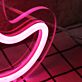 Einhornkopf mit Sternen LED-Neonschild für Kinderzimmer und Partydeko