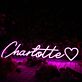 Chartotte Pink Neon Sign