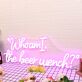 Who Am I The Beer Wench Pink Neon Sign