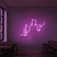 Musiknoten und Notenschlüssel LED-Neonschild für Bar und Musikraum