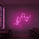 Musiknoten und Notenschlüssel LED-Neonschild für Bar und Musikraum