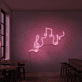 Musiknoten und Notenschlüssel LED-Neonschild für Bar und Musikraum