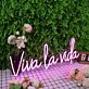 Viva La Vida Pink Neon Sign