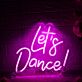 Let's Dance Pink Neon Sign