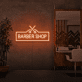 BARBER SHOP LED-Neonschild für Friseursalon