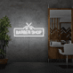 BARBER SHOP LED-Neonschild für Friseursalon