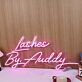 Lashes By Auddy Pink Neon Sign