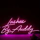 Lashes By Auddy Pink Neon Sign