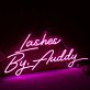 Lashes By Auddy Pink Neon Sign