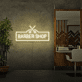BARBER SHOP LED-Neonschild für Friseursalon