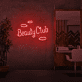 Beauty Club LED-Neonschild für Kosmetikstudio und Friseursalon
