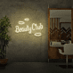 Beauty Club LED-Neonschild für Kosmetikstudio und Friseursalon