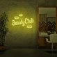 Beauty Club LED-Neonschild für Kosmetikstudio und Friseursalon