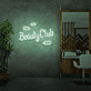 Beauty Club LED-Neonschild für Kosmetikstudio und Friseursalon
