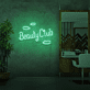 Beauty Club LED-Neonschild für Kosmetikstudio und Friseursalon
