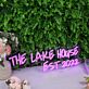 The Lake House EST 2022 Pink Neon Sign