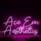 Ace Em Aesthetics Pink Neon Sign