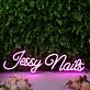 Jessy Nails Pink Neon Sign