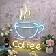 Kaffee Tasse LED Neonschild