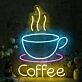 Kaffee Tasse LED Neonschild