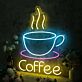 Kaffee Tasse LED Neonschild