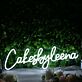 Cakes By Leena White Neon Sign