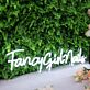 Fancy Girl Nails White Neon Sign