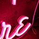 Dare To Go Bare Red Neon Sign