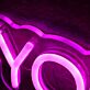 You Are Names Pink Neon Sign