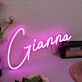 Gianna Pink Neon Sign