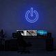 Einschaltzeichen LED-Neonschild für Gaming und Home Office