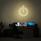 Einschaltzeichen LED-Neonschild für Gaming und Home Office