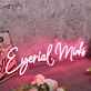 Eyerial Minks Red Neon Sign