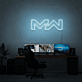 MW LED-Neonschild als moderne Wanddekoration