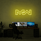 MW LED-Neonschild als moderne Wanddekoration