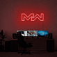 MW LED-Neonschild als moderne Wanddekoration