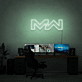 MW LED-Neonschild als moderne Wanddekoration