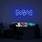MW LED-Neonschild als moderne Wanddekoration