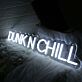 Dunk N Chill White Neon Sign