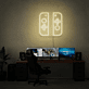 Spielcontroller Symbol LED-Neonschild für Gaming Zimmer und Wohnzimmer