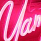 Nails By Yamy Red Neon Sign