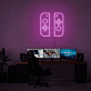Spielcontroller Symbol LED-Neonschild für Gaming Zimmer und Wohnzimmer