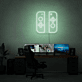Spielcontroller Symbol LED-Neonschild für Gaming Zimmer und Wohnzimmer