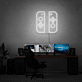 Spielcontroller Symbol LED-Neonschild für Gaming Zimmer und Wohnzimmer