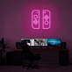 Spielcontroller Symbol LED-Neonschild für Gaming Zimmer und Wohnzimmer