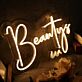 Beautys Yellow LED Neon Sign