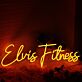 Elvis Fitness Orange Neon Sign