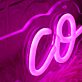 Doll House Co Pink Neon Sign