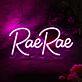 Rae Rae Pink Neon Sign