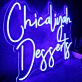 Chicaliyah Desserts Blue Neon Sign